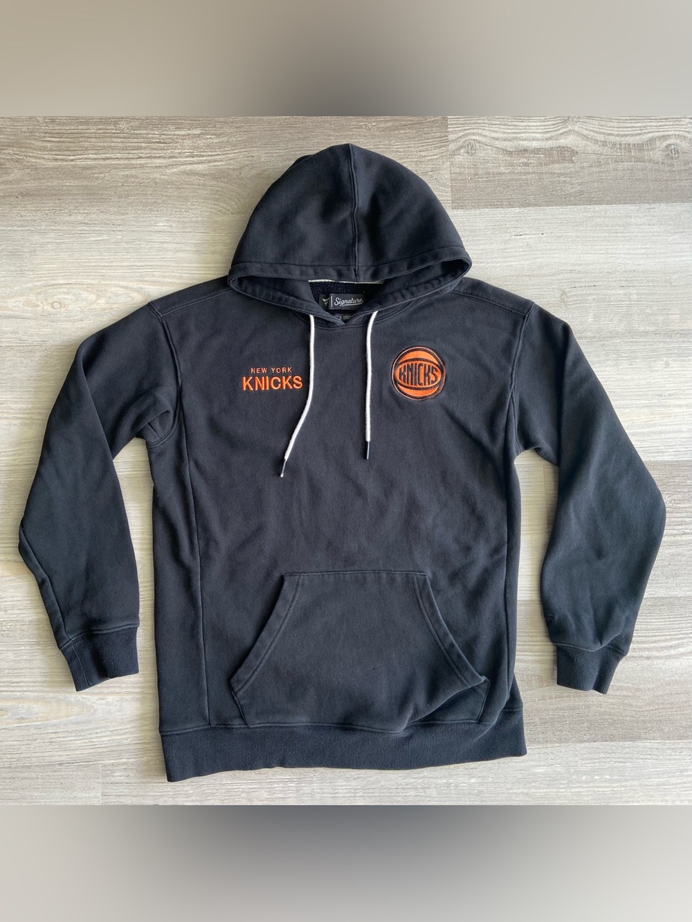 Fanatics Signature Elements NY Knicks Hoodie Black Mens Size M